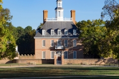 Traditional Image Of Colonial Williamsburg - the Governor's Palace - October 2015