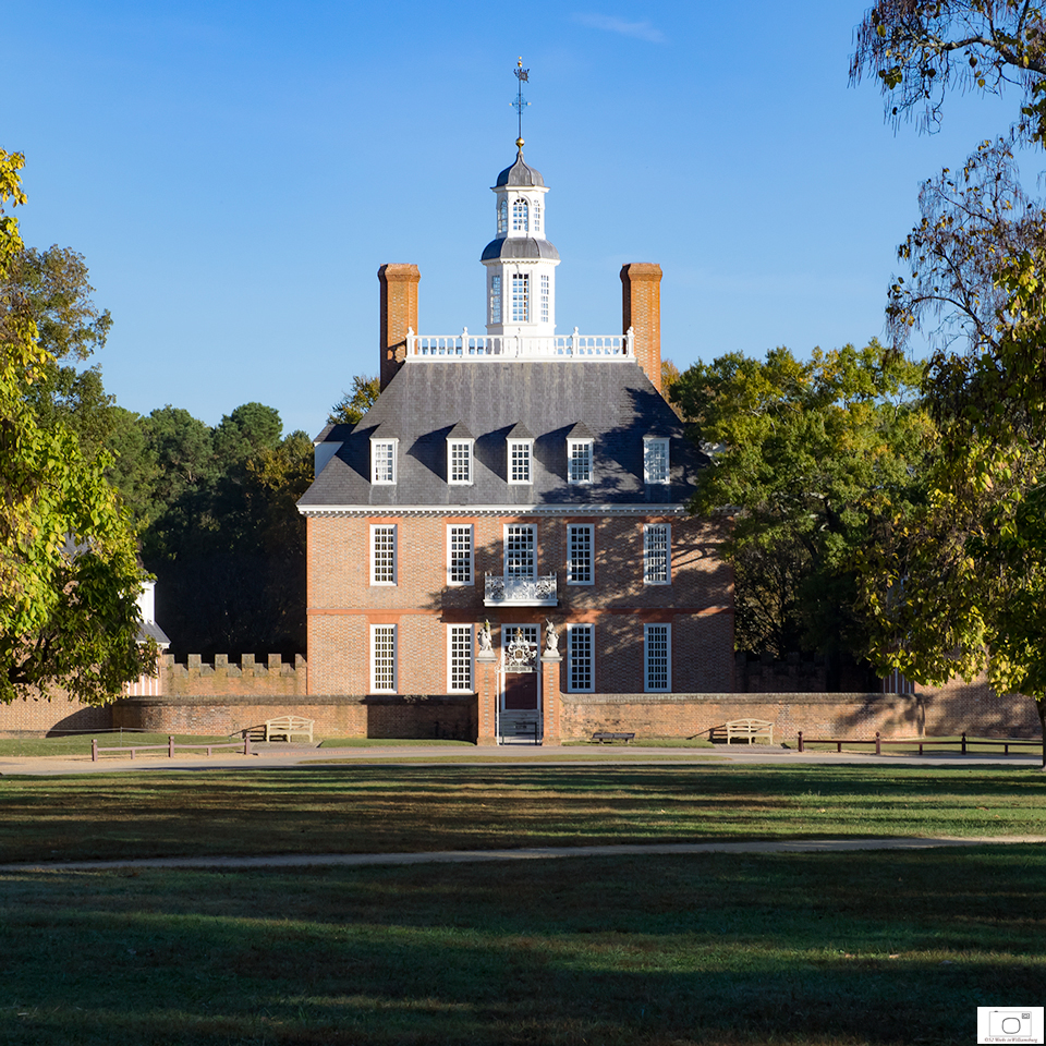 Traditional image of the Colonial Capital in Williamsburg, Virginia