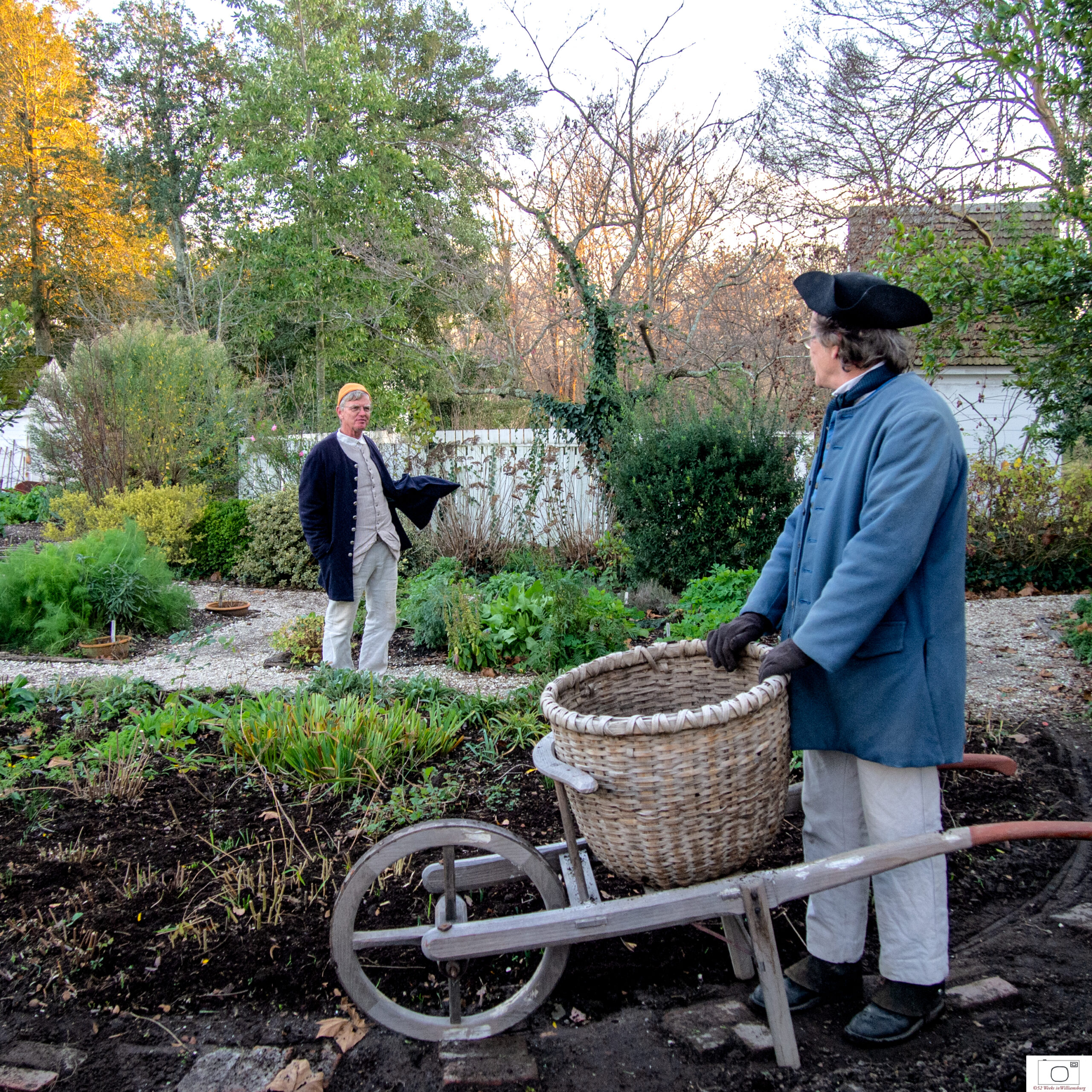 Preparing the gardens for winter -- December, 2011